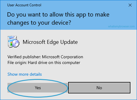 Windows 10 Security Prompt