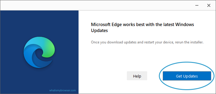 Click Get Updates
